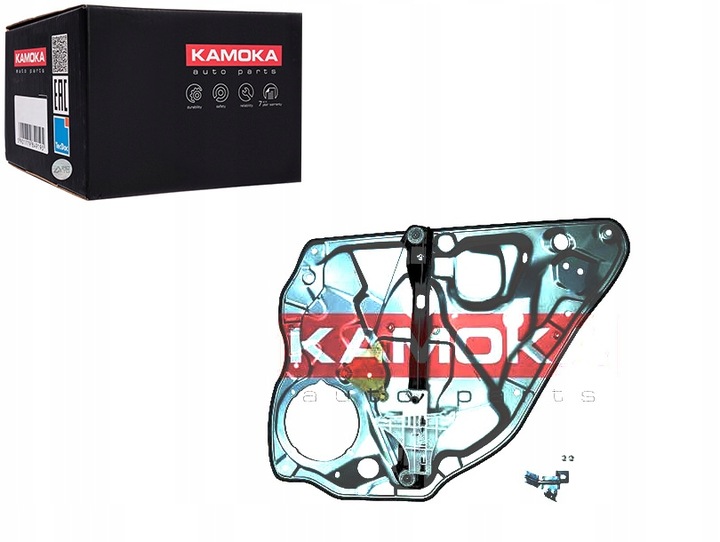 фото №1, Posnośnik скла задній лівий kpl з панель vw polo 01'-09' kamoka