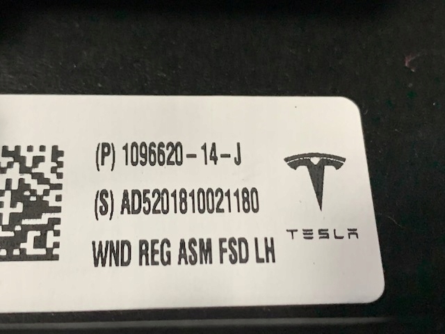 фото №13, Підйомник вікна лівий перед tesla s