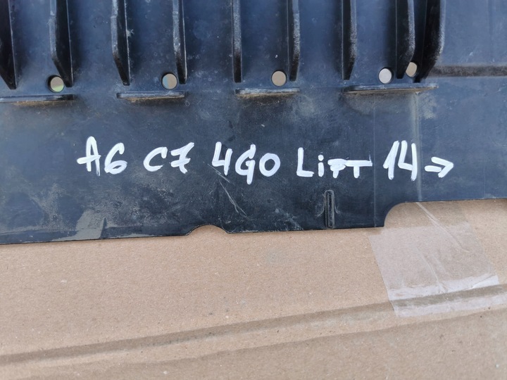 фото №10, Audi a6 c7 4g0 рестайлінг 14-18 плита захист pod бампер переднє перед 4g0807611e