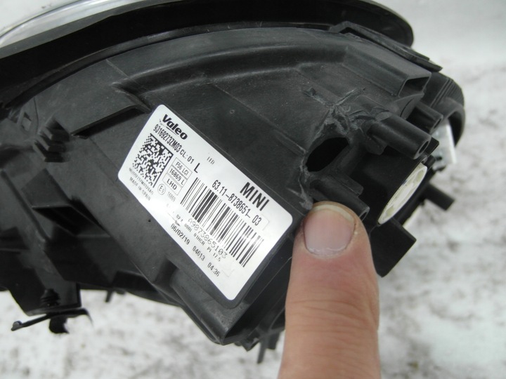 фото №8, Mini f56 f57 рестайлинг полный led лампа передняя левая перед