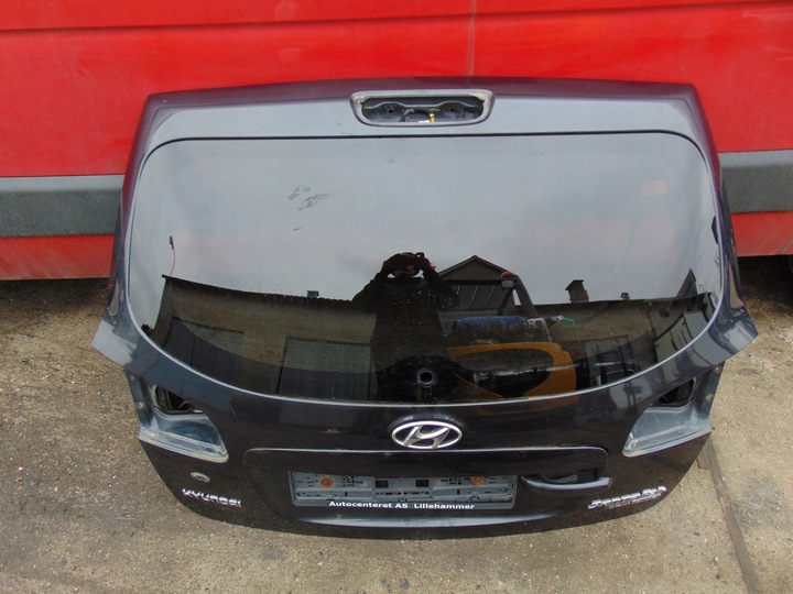 фото №7, Кришка багажника зад hyundai santa fe ii чорна з скло