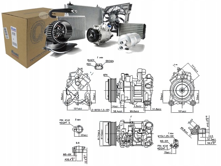 фото №1, Компресор кондиціонера bmw 5 f10 5 f11 5 gran