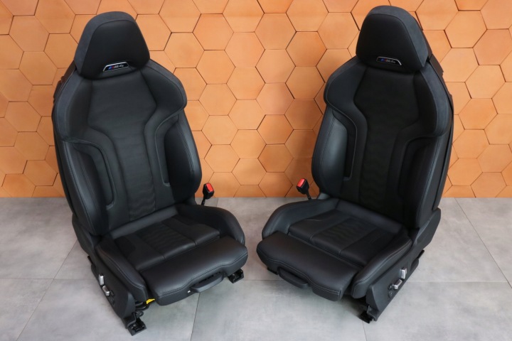 фото №14, Bmw m4 g82 m-power компетиция салон сиденья з підігрівом память merino