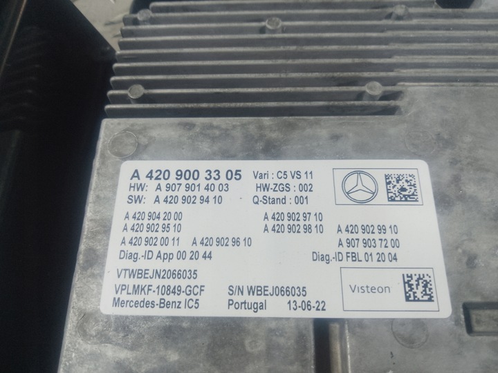 фото №9, Sprinter 907 18- радіо радіопрогравач панель a4209003305