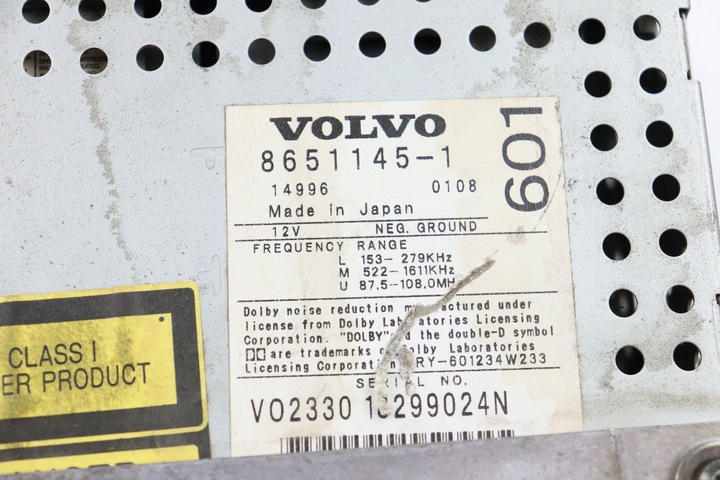 фото №12, Volvo s80 i радио fabrycze cd панель управление 86511451