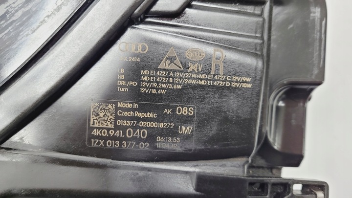 фото №10, Лампа перед передняя правая полный led audi a6 c8 4k0