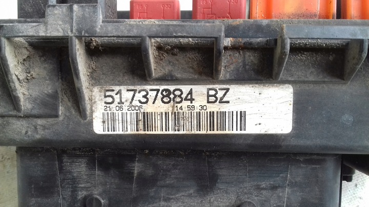 фото №7, Комп'ютер 51793102 iaw5sf3m2 набір імобілайзер fiat grande punto 1.4 8v 05-09