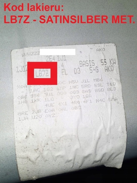 фото №12, Дверь левая зад задние lb7z vw golf iv hb 5d 97-06