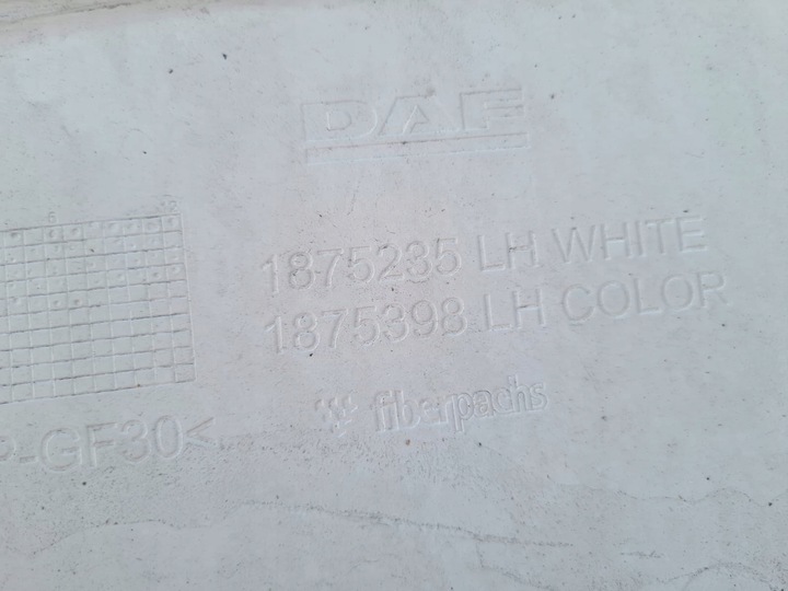 фото №2, Спойлер даховий daf xf 105 106 лівий правий space ca