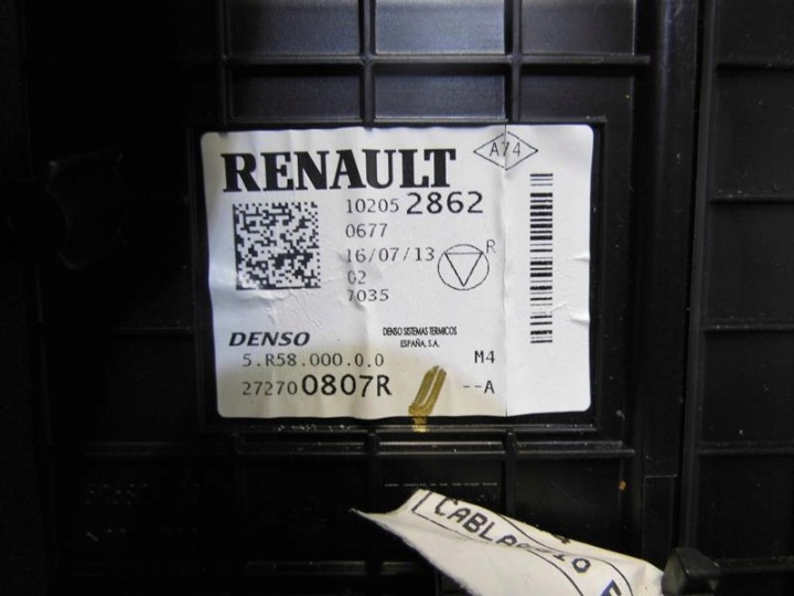фото №5, Отопитель кондиционер renault clio iv 1.2