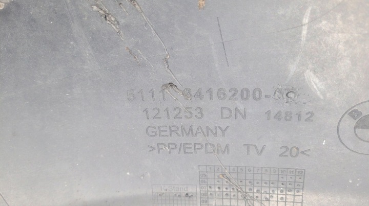 фото №16, Bmw x3 e83 рестайлинг бампер перед передний 51113416200 // z229