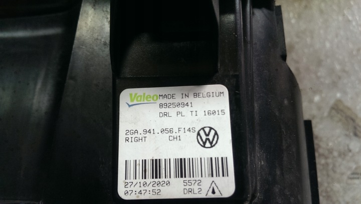 фото №10, Галоген led поворот drl праве vw t-roc 2ga941056f