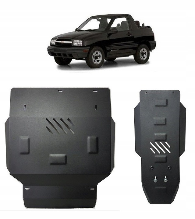 фото №1, Набор стальных защита шасси chevrolet tracker 1999-2005