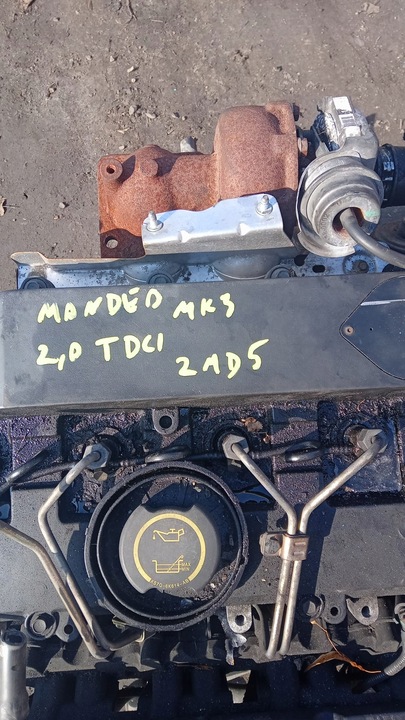 фото №3, Двигатель стойка d6ba kpl ford mondeo mk3 2.0 tdci