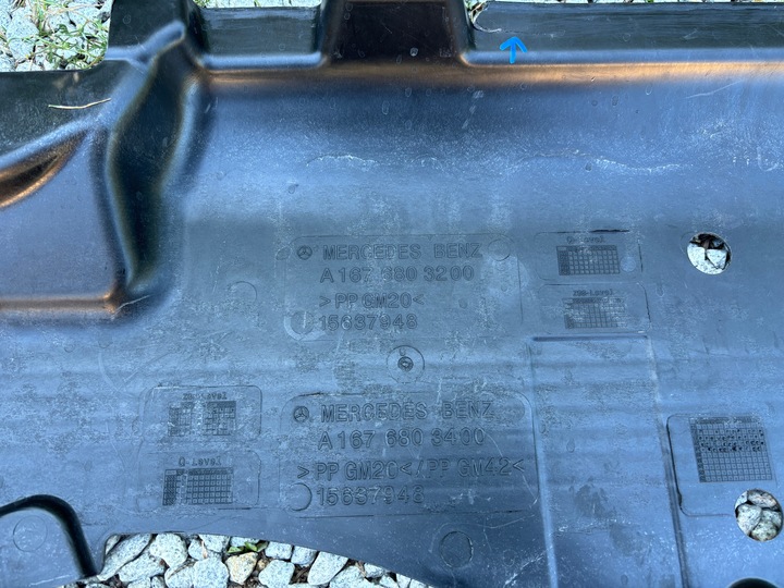 фото №9, Mercedes gle 167 v167 gls 167 x167 защита шасси пола перед