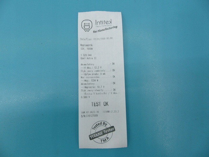 фото №6, Тест стартер opel astra ii g 0001109015 2.0 dtl