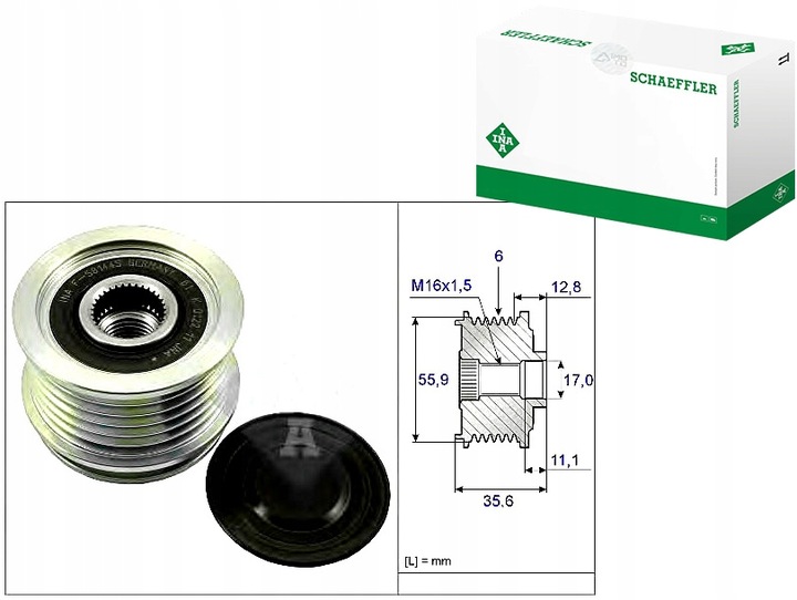 фото №1, Колесо пасове генератора vw ina