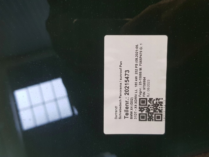 фото №8, Новий оригінальна запчастина скляний панорама bmw x4 g02 f98 7487251