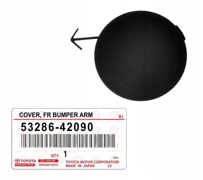фото №1, Toyota rav4 iv 12-15 заглушка фаркоп перед левая 5328642090 оригинал