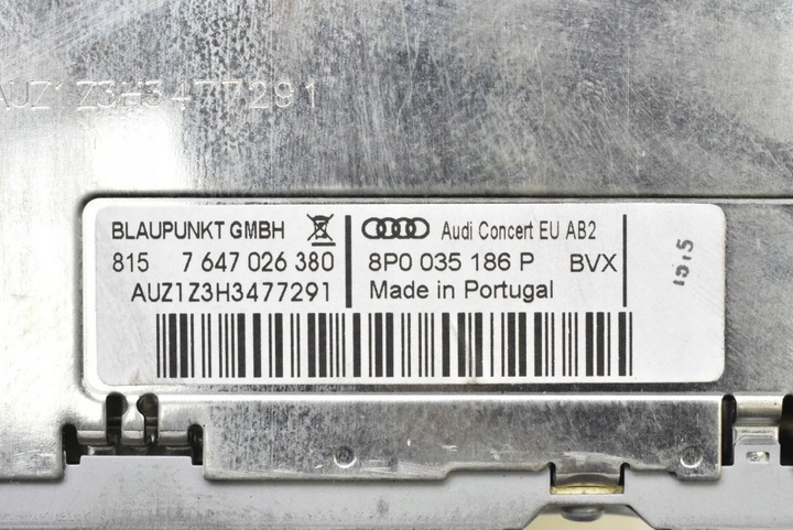 фото №7, Радио радиопроигрыватель cd 8p0035186p audi a3 8p рестайлинг 04-08