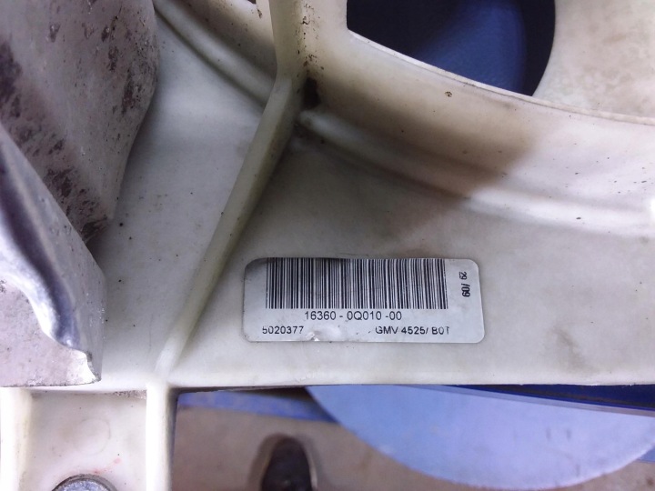 фото №4, Toyota aygo i fl 1.0b вентилятор радиатор 5020377