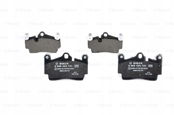 фото №13, Гальмівні колодки ham. vw t. touareg bosch 0986424741