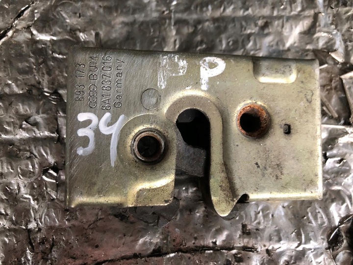 фото №10, Замок дверь 8a1837016a audi 80 b3 b4 8a0839015a зад перед правые 8a1837015a