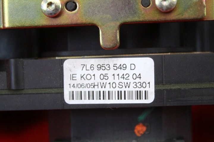 фото №9, Перемикач комбінований перемикач-павук 7l6953503a vw touareg 1 i 02-07