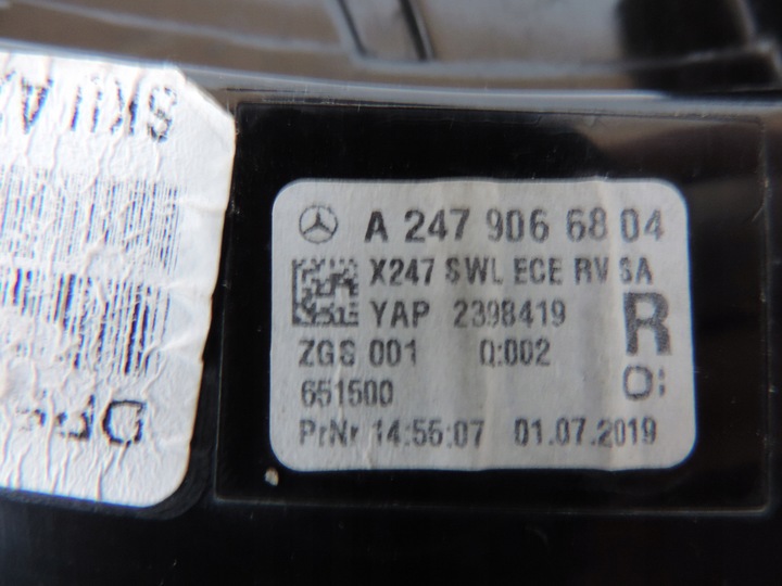 фото №12, Glb a247 2019 2020 2021 задня права