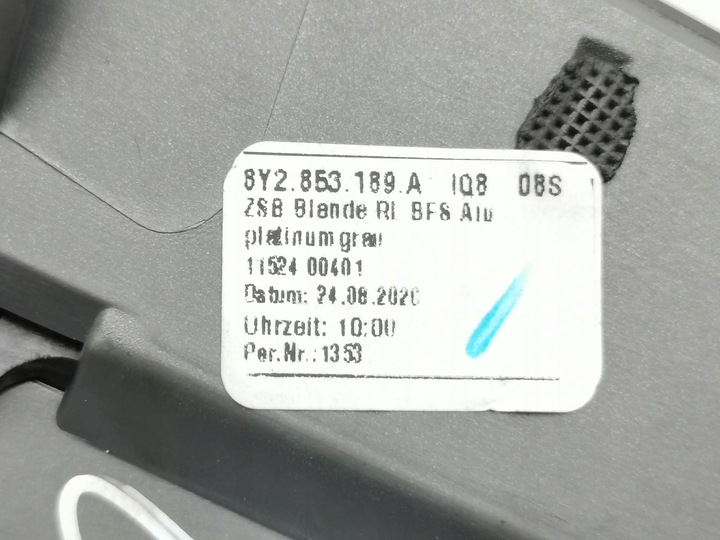 фото №16, Audi a3 8y 2023 рамка бардачка панели распределительной