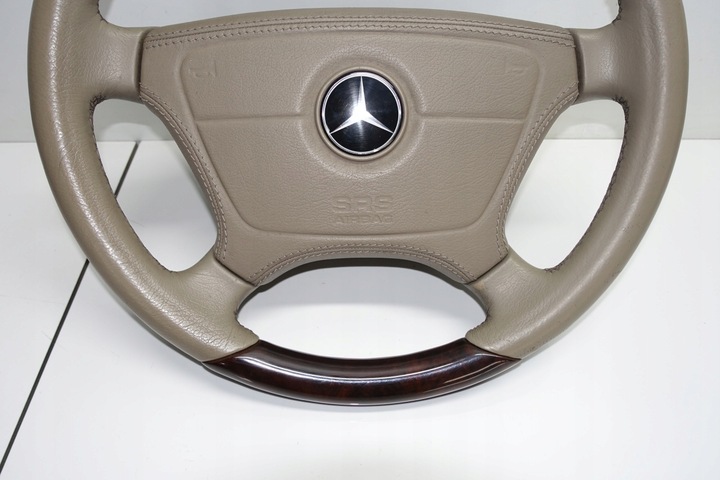 фото №8, Mercedes w140 w129 руль идеал рестайлинг дерево деревянная