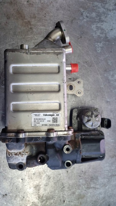 фото №14, Радіатор рециркуляції вихлопних газів egr 04l131512cf volkswagen vw oem номер оригінал