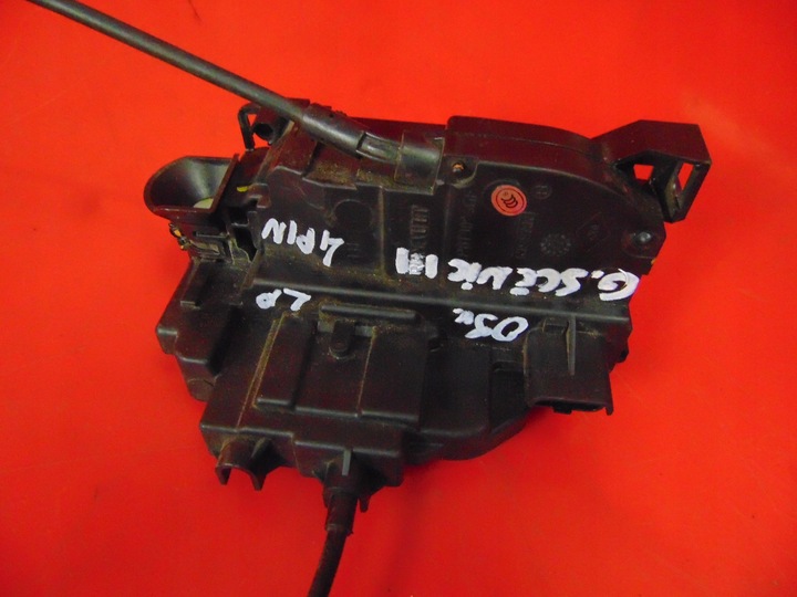 фото №3, Renault scenic iii 3 замок дверь левый перед 4 pin