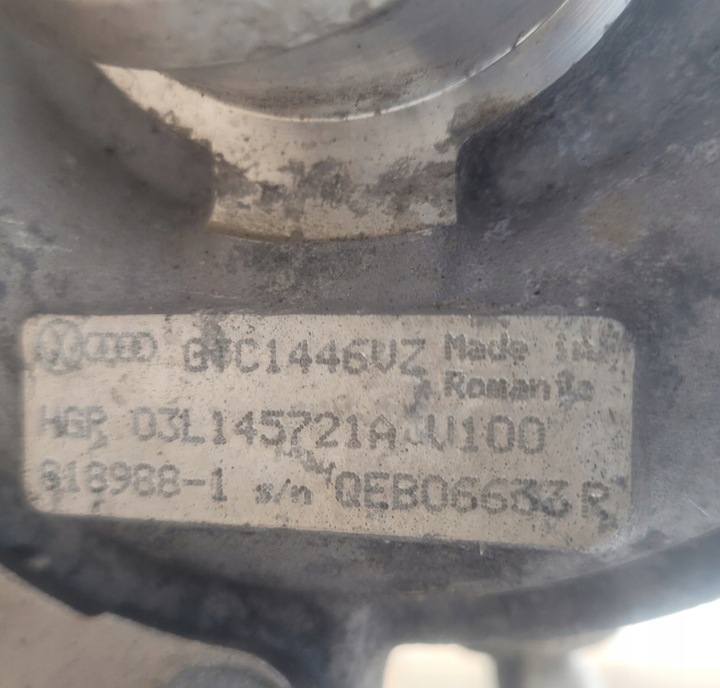 фото №5, Audi a4 b8 a5 q5 2.0 tdi turbo турбіна 03l145721a