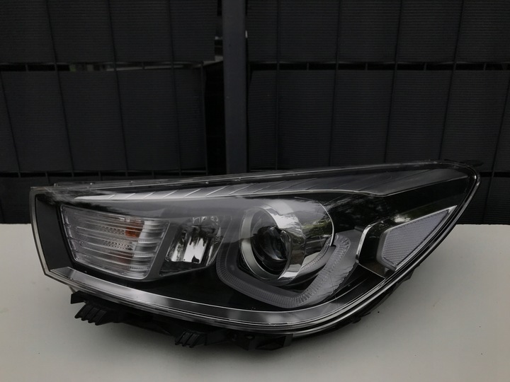 фото №1, Kia rio 4 iv ліва лампа перед передня лінза led 2017-