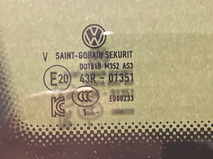 фото №5, Стекло кузова левая vw golf viii 8 универсал 2021 as3