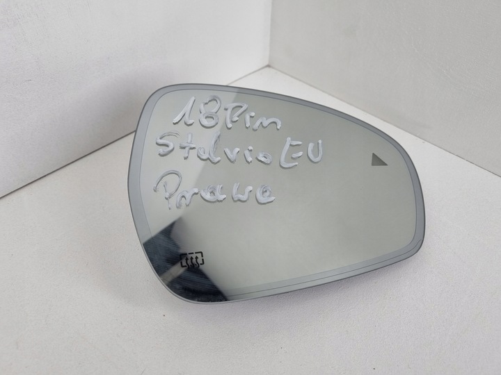 фото №1, Alfa romeo stelvio скло дзеркало праві з підігрівом асистент європа вкладка