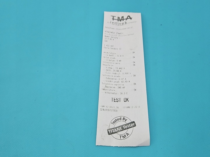 фото №8, Тест генератор dacia sandero ii 12-20 231008386r 1.1 16v