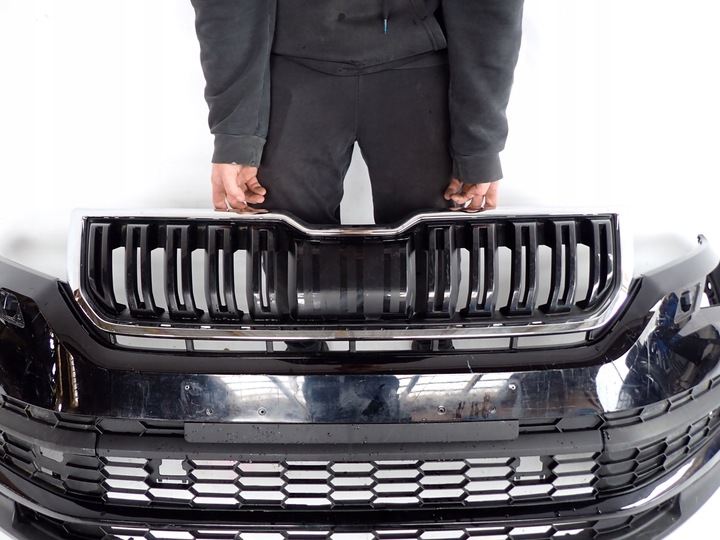 фото №7, Skoda kodiaq 565 бампер перед переднє 17- pdc spr