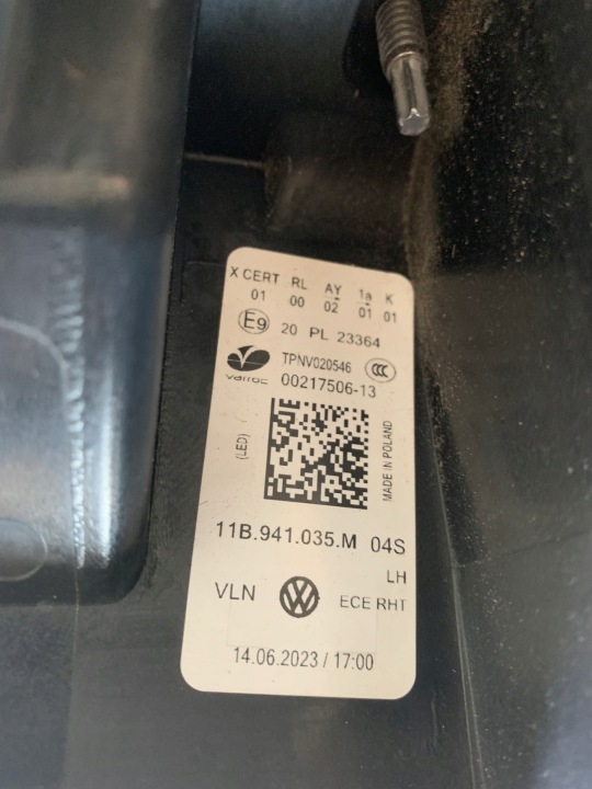 фото №10, Vw id.4 id4 фара ліва передній ліві перед повний led 11b941035m європа
