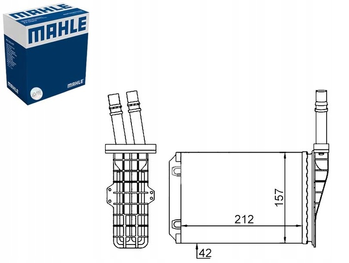 фото №1, Обігрівач renault avantime espace iii 1.9d-3.0 11.96-05.03 mahle