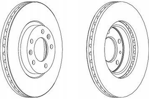 фото №2, Диски тормозные 2szt peugeot 407 508 508 i 607 1.