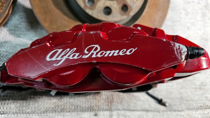 фото №4, Alfa romeo stelvio супорт затискачі комплект перед зад