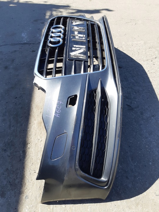 фото №11, Audi a6 c7 lz7s бампер s-line переднее решётка радиатора перед решётка