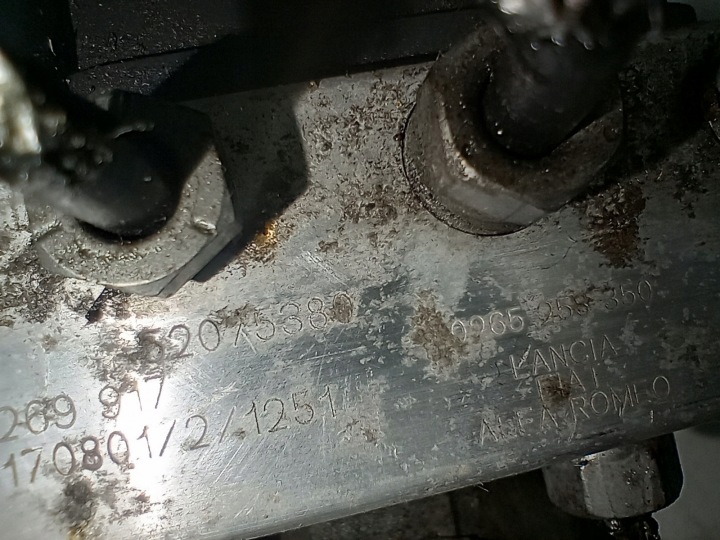 фото №8, Fiat главный тормозной цилиндр abs 0265258350 52075380 европа