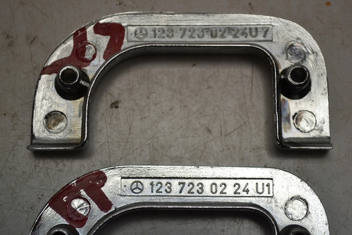 фото №8, Mercedes w123 w126 захисні накладки рамки замків двері хром