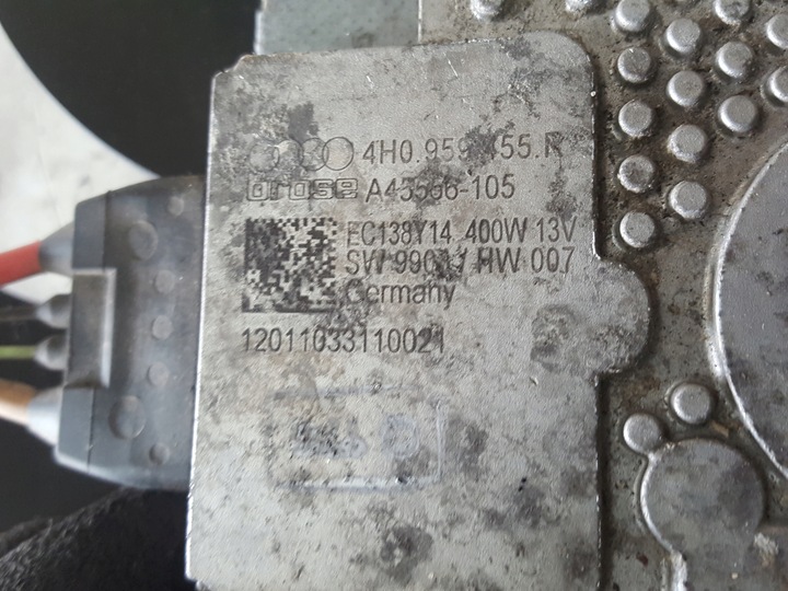 фото №3, Audi a8 d4 09r- 4.2 tdi cds вентилятор радіатор