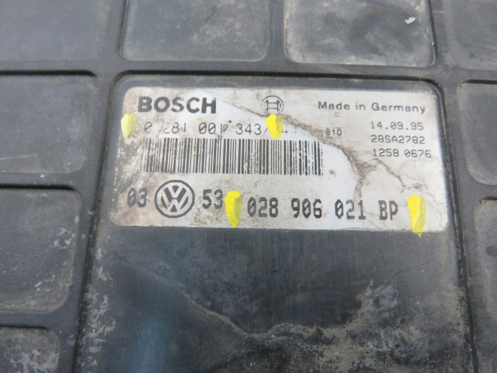 фото №10, Блок керування  vw golf iii 1.9 sdi 028906021bp 0281001343