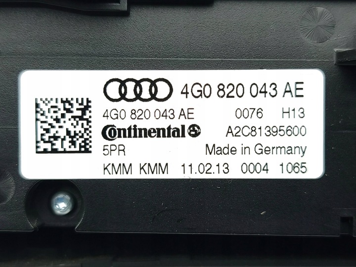 фото №10, Audi a6 allroad c7 панель климат-контроля 2013 4g0820043ae