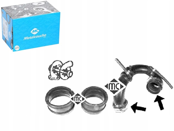 фото №1, Шланг интеркулер re 1.5dci metalcaucho